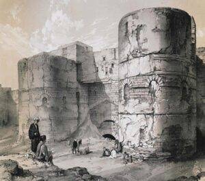 The Roman fortress of Babylon In Cairo