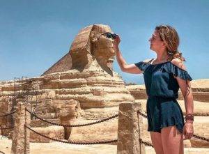 the Giza  Sphinx