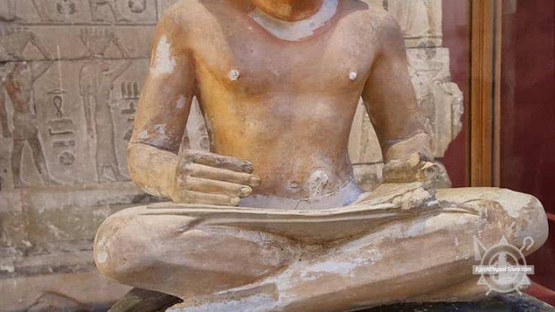 The Seated Scribe Egyptian Museum